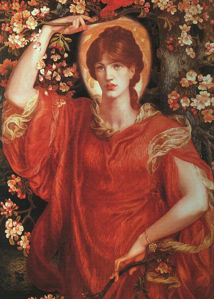 Dante Gabriel Rossetti A Vision of Fiammetta Sweden oil painting art